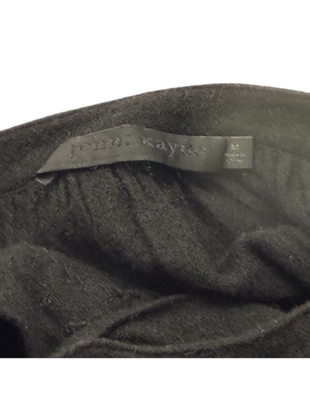 Jenni Kayne Womens Willow Blouse Top Viscose Wool Blend Black Long Sleeve Size M - Picture 7 of 10